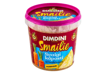 Svaigi kāposti Smailie mar. ar burkāniem 650 g