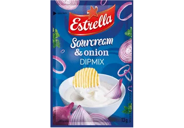 Dipmērce ESTRELLA ar skābo krējumu un sīpoliem 13g