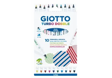 Divpusēji flomāsteri GIOTTO 10gab.