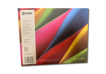 Divpus.krās.kartons GRAFIA PLUS 16l. A4