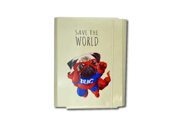 Dokumentu mape ar gumijām GRAFIA PLUS A5