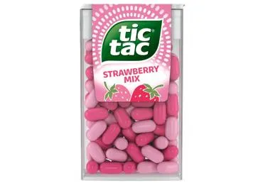 Dražejas TIC TAC zemeņu 54g