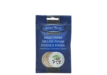 Pipari melnie drupināti 16g