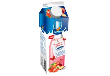 Dzer. jogurts ALMA zemeņu-nektarīnu 900g