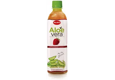 Dzēriens ALEO Aloe Vera ar zemeņu garšu, PET, 1.5l(DEP)