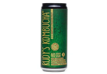 Dzēriens RUDY'S KOMBUCHA Matcha&Passion fruit 0,33L D