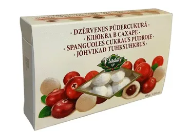 Dzērvenes pūdercukurā 80g