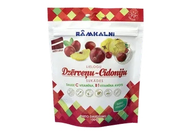 Dzērveņu-cidoniju sukādes RĀMKALNI 100g