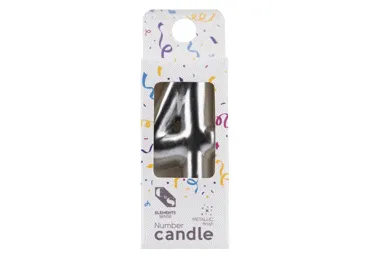 Dzimšanas dienas svece 4 ELEMENTS SENSE 2krāsas