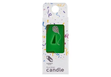 Dzimšanas dienas svecīte 4 ELEMENTS SENSE