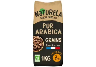 Ekoloģiskās kafijas pupiņas NATURELA 1kg