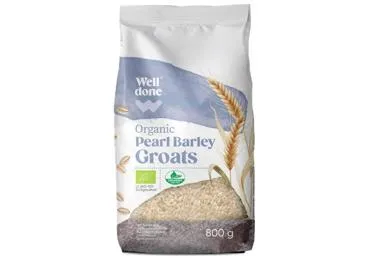 Ekoloģiskās pērļu grūbas WELL DONE 800g