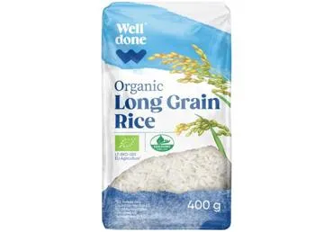 Ekoloģiskie gargraudu rīsi WELL DONE 400g