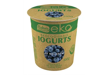Jogurts Baltais ar mellenēm EKO 350g