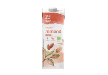 Ekoloģisks mandeļu dzēriens WELL DONE 1L
