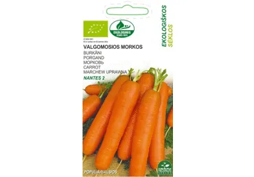 Ekol.sēklas: Burkāni NANTES 2gab.