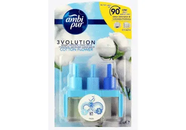 Elektriskā gaisa atsvaidzinātāja rezerve AMBI PUR 3Vol Cotton 20ml
