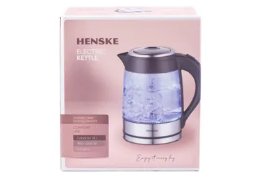 Elektriskā stikla tējkanna 1,8L HENSKE