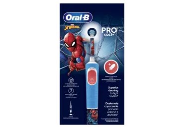 Elektriskā zobu birste ORAL-B Vitality Pro Kids (3+ gadi), Spiderman, 1 gab.