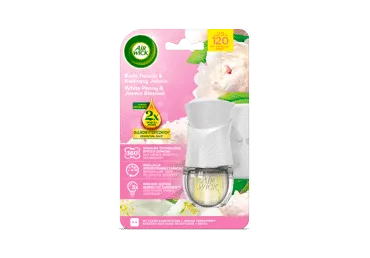 Elektriskais gaisa atsvaidzinātāja komplekts AIRWICK Peony&Jasmine 19ml