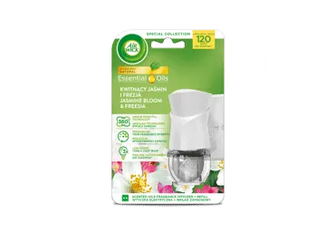 Elektriskais gaisa atsvaidzinātājs AIRWICK+uzpilde Jasmin Bloom 19ml