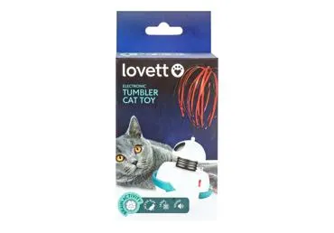 Elektroniska kaķu rotaļlieta 8,5x8,5x11cm