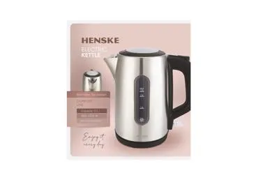 Elektr.tējkanna HENSKE 1,7L KE01411A-GS