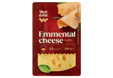 Ementāles siers 45% WELL DONE šķēlēs  150g