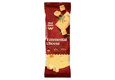 Ementāles siers WELL DONE 45% 250g