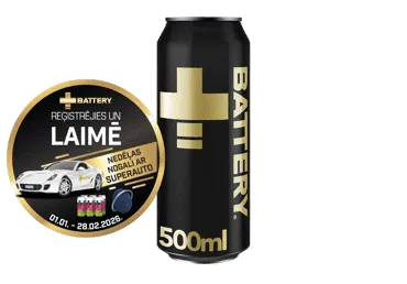 Enerģijas dzēriens BATTERY 0,5L D