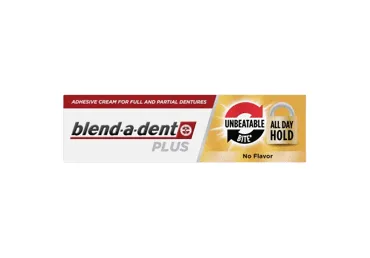 Fiksējošs krēms zobu protēzēm BLEND A DENT PLUS DUO POWER, 40 g