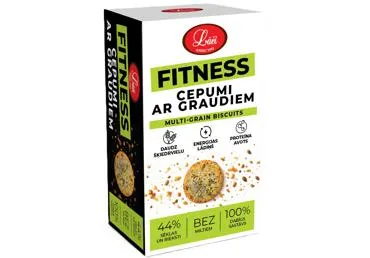 Fitness cepumi ar graudiem LĀČI 100g