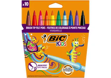 Flomāsteri BIC Kids 10gab.
