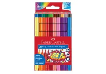 Flomāsteri FABER-CASTELL 20 krāsas
