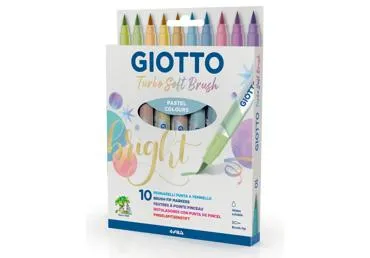 Flomāsteri GIOTTO 10 pasteļtoņi