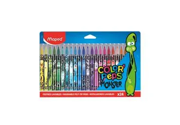 Flomāsteri MAPED ColorPeps monster 24gab.