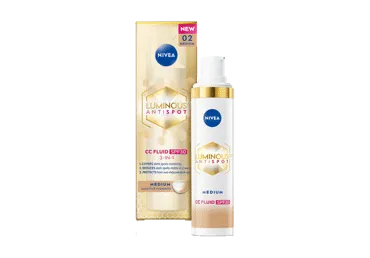 Fluīds NIVEA Luminous Medium SPF30 sejai 40ml