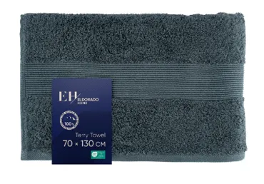 Frotē dvielis 70x130cm zaļgani zils