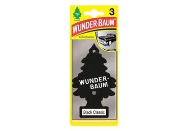 Gaisa atsvaidzinātājs WUNDER-BAUM Black Ice 3gab.