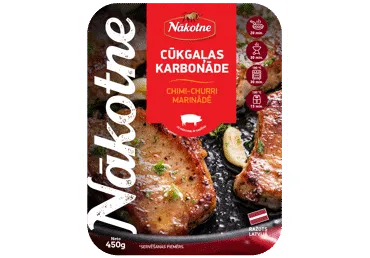 Gaļa grilēšanai Cūkgaļas karbonāde Chimichurri marinādē NĀKOTNE 450g