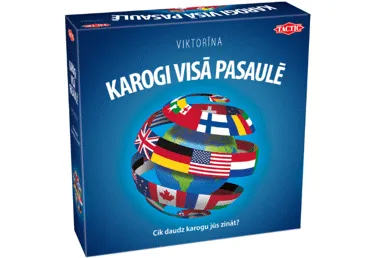 Galda spēle Karogi visā pasulē LV TACTIC