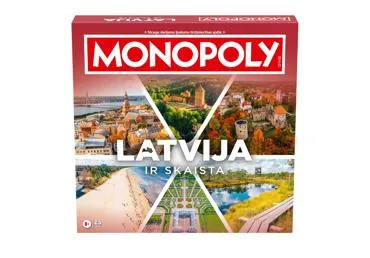 Galda spēle MONOPOLY Latvija ir skaista