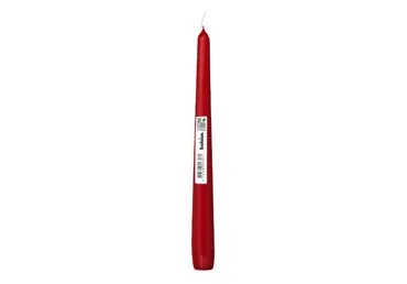 Galda svece 2,4x24,5cm sarkana