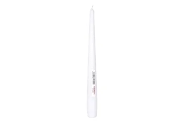 Galda svece balta 2,3x24,5cm