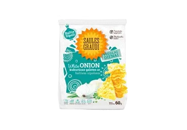 Galetītes SAULES GRAUDI kukurūzas ar sīpolu garšu 60g