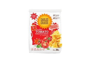 Galetītes SAULES GRAUDI kukurūzas ar tomātu garšu 60g