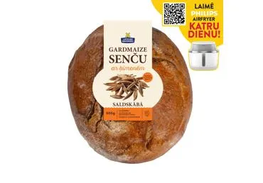 Gardmaize Senču ar ķimenēm LATVIJAS MAIZNIEKS 500g