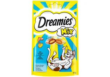 Gardums kaķiem ar lasi un sieru DREAMIES 60g