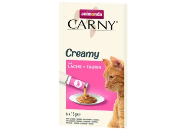 Gardums kaķiem Carny ar lasi ANIMONDA 6x15g