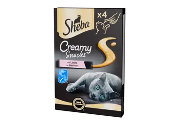 Gardums kaķiem SHEBA ar lasi 4x12g